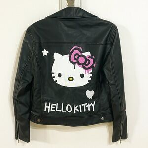 FOREVER 21 X SANRIO Hello Kitty & Friends Moto Jacket - Size Small